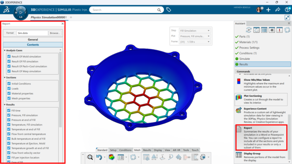 3DEXPERIENCE SIMULIA : Plastic Injection - ChampionXperience