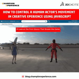 Come controllare il movimento umano in 3DEXCITE utilizzando JavaScript