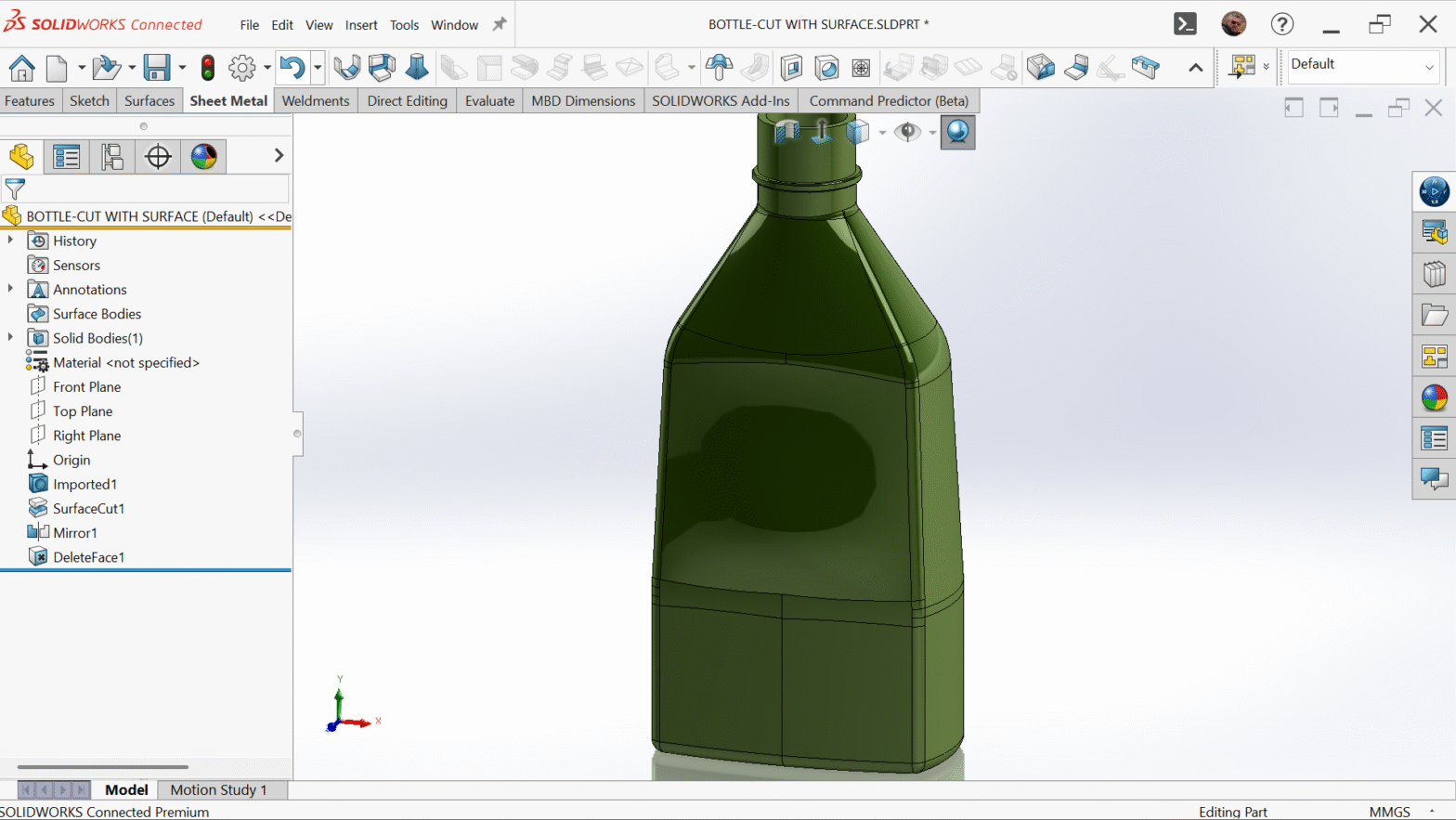 Solidworks Modeling Tools Advanced SOLIDWORKS Techniques: Using Surface Tools for Solid Modeling ...