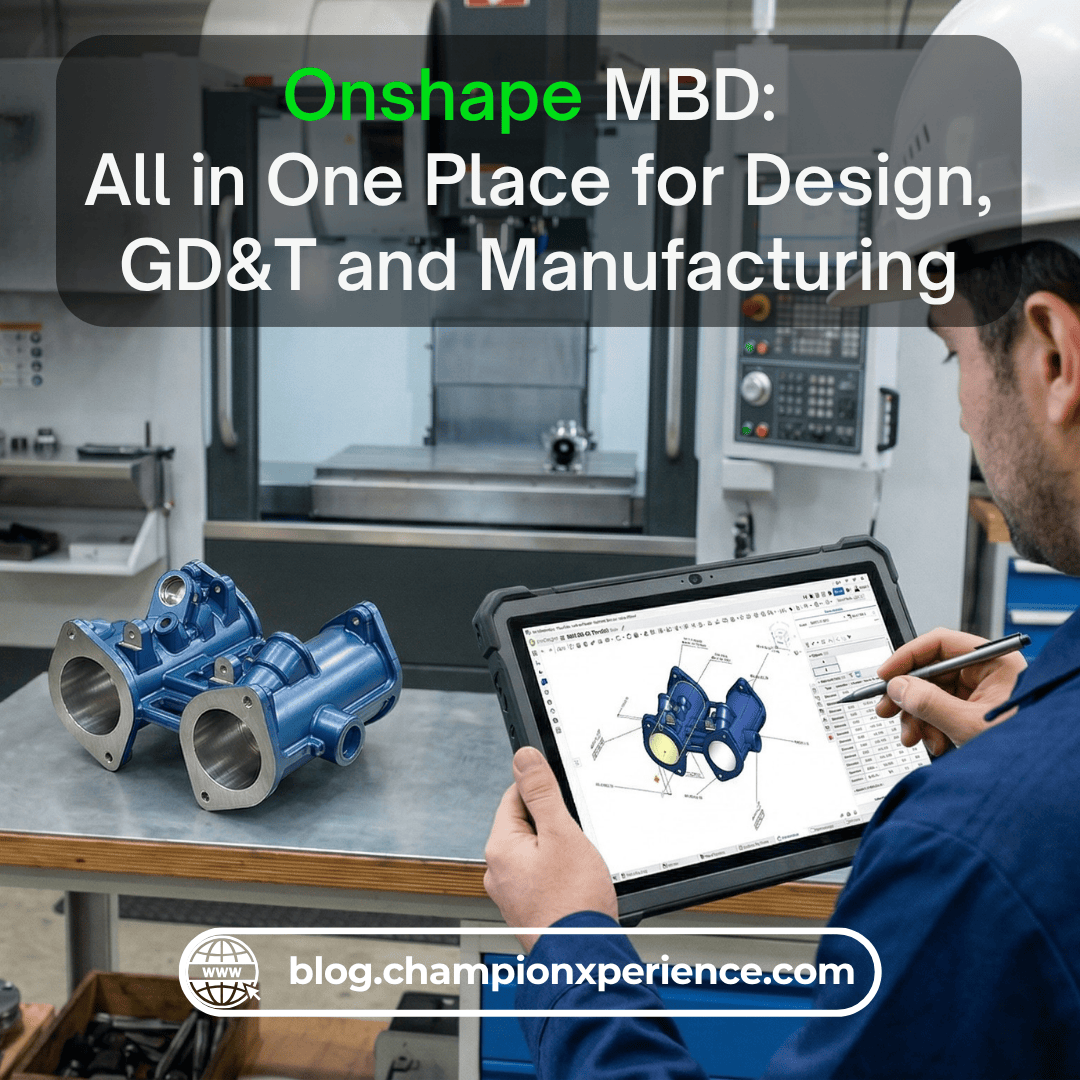 Onshape MBD: All in One Place for Design, GD&T and Manufacturing
