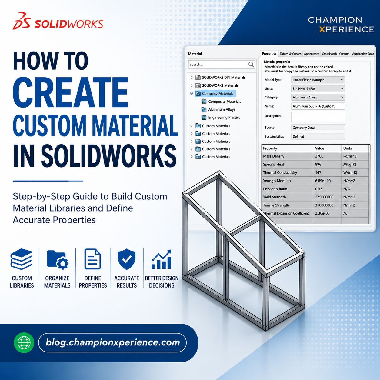 How to Create a Custom Material in SOLIDWORKS