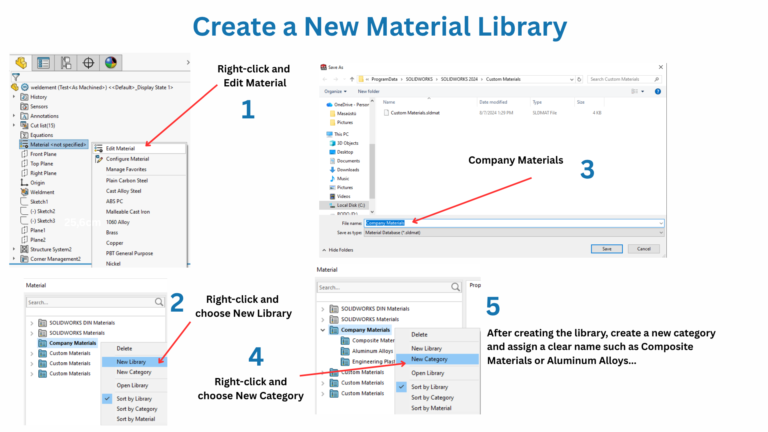 Customised Materials. Examples How to Create a Custom Material in SOLIDWORKS - ChampionXperience