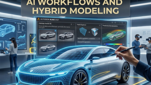 Autodesk Alias 2027：AI 工作流程和混合建模