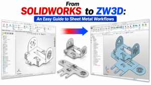 From SOLIDWORKS to ZW3D: An Easy Guide to Sheet Metal Workflows