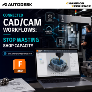 Connected CAD/CAM Workflows: Stop Wasting Shop Capacity