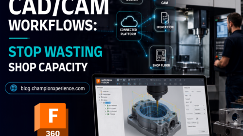 Connected CAD/CAM Workflows: Stop Wasting Shop Capacity