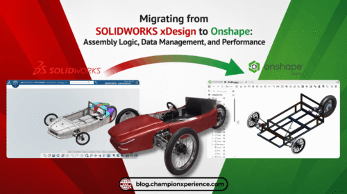Migrazione da SOLIDWORKS xDesign a Onshape: logica di assieme, gestione dei dati e prestazioni