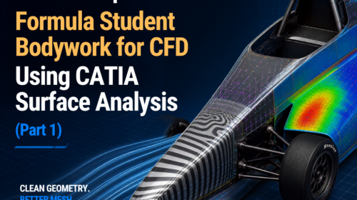 Come preparare la carrozzeria di uno studente di Formula per la fluidodinamica computazionale (CFD) utilizzando l'analisi di superficie CATIA (Parte 1)