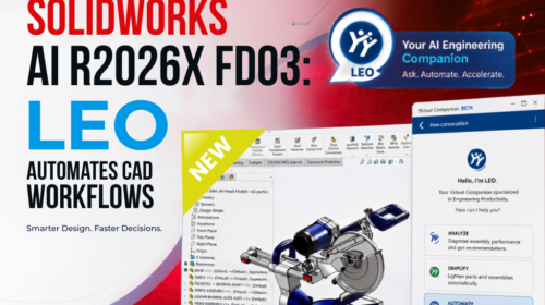 SOLIDWORKS AI R2026x FD03: LEO Automates CAD Workflows